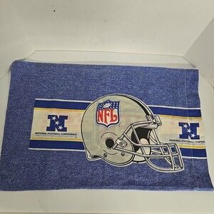 NFL VTG 1995 AFC NFC Football Single Red White & Blue Standard‎ Size Pillowcase